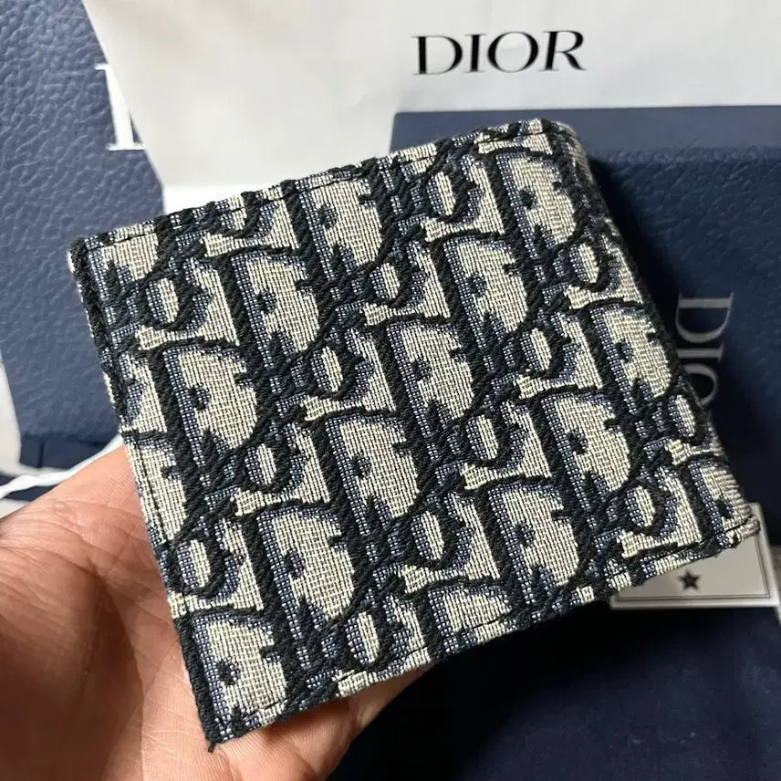 [BUNJANG] Dior Oblique Bifold Wallet / [새상품] 디올 오블리크 반지갑