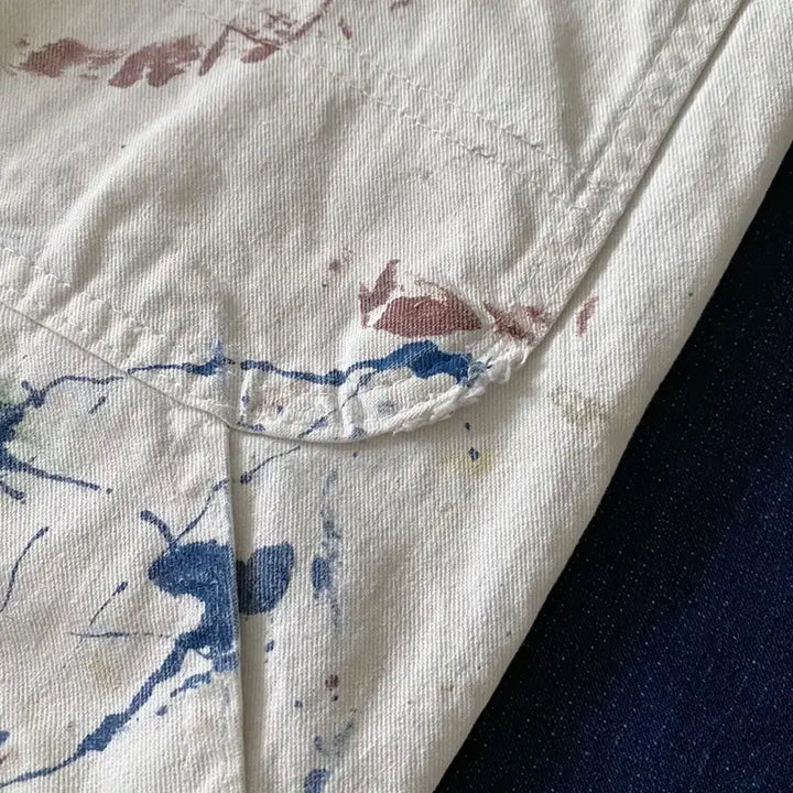 [BUNJANG] Dickies Carpenter Painter Work Pants / 디키즈 화이트 카펜터 페인터 워크 팬츠 YC-032