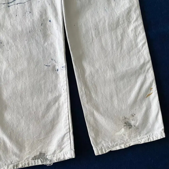 [BUNJANG] Dickies Carpenter Painter Work Pants / 디키즈 화이트 카펜터 페인터 워크 팬츠 YC-032