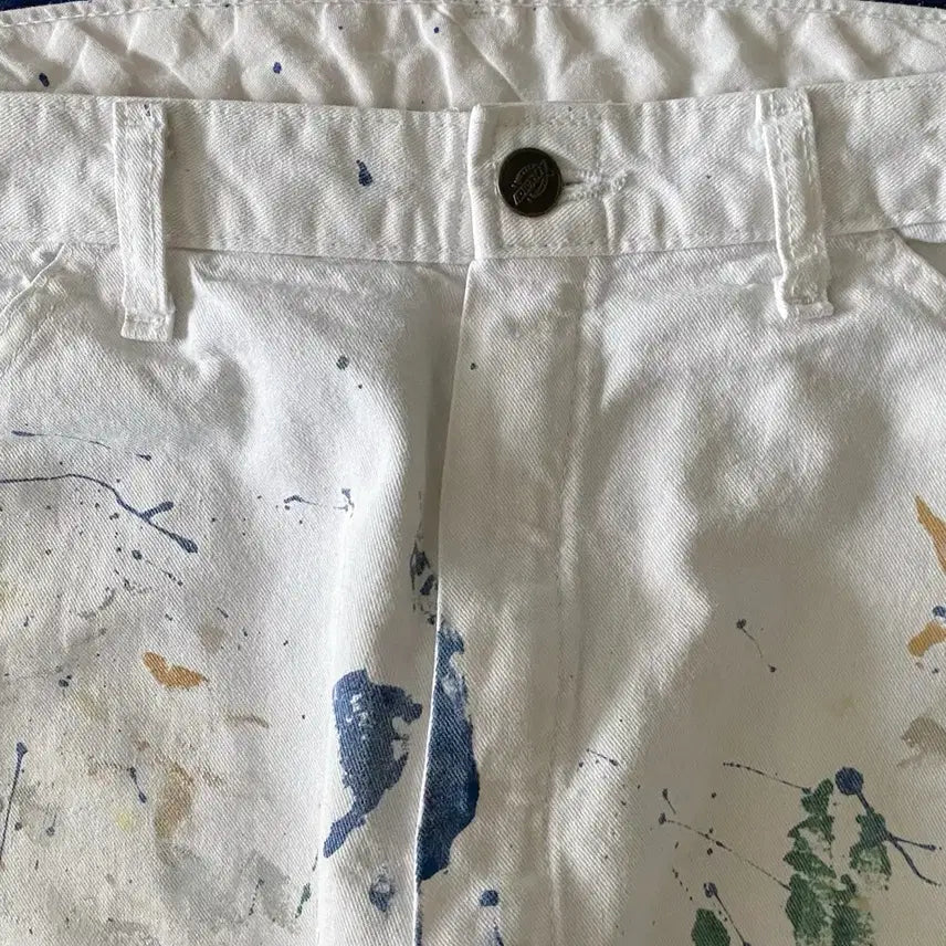 [BUNJANG] Dickies Carpenter Painter Work Pants / 디키즈 화이트 카펜터 페인터 워크 팬츠 YC-032