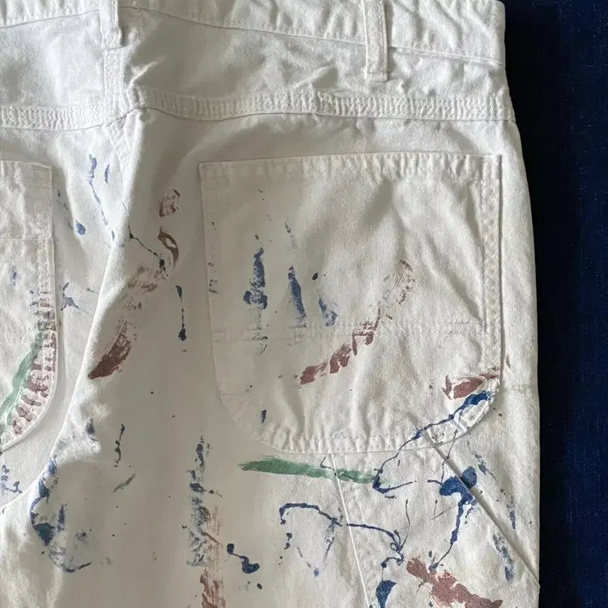 [BUNJANG] Dickies Carpenter Painter Work Pants / 디키즈 화이트 카펜터 페인터 워크 팬츠 YC-032