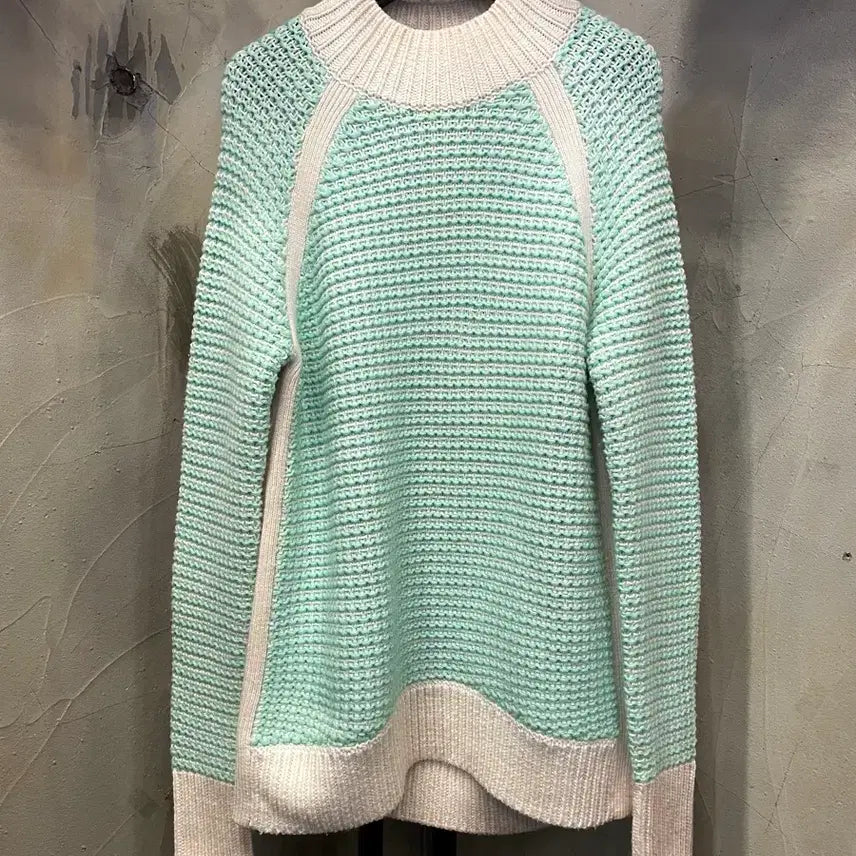 [BUNJANG] Theory Mint Wool Knit / 정품))55~66 띠어리 민트 울100% 니트