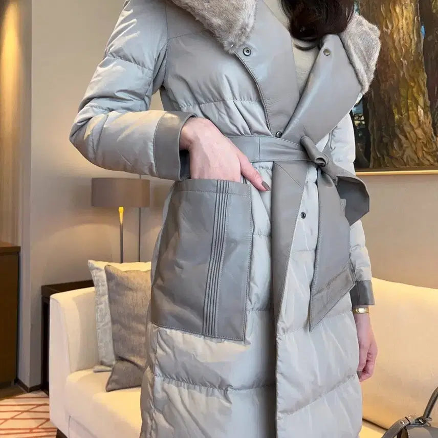 [BUNJANG] Mink Lambskin Goose Down / 수입 로로 밍크 램스킨 구스다운 금요일까지만