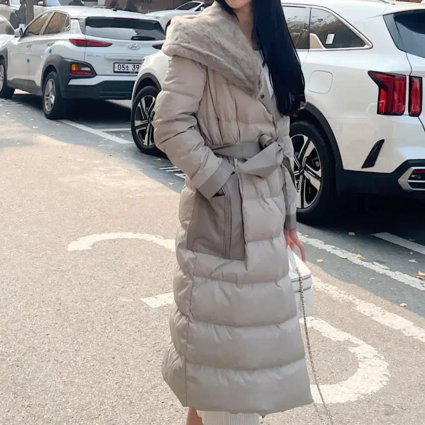 [BUNJANG] Mink Lambskin Goose Down / 수입 로로 밍크 램스킨 구스다운 금요일까지만