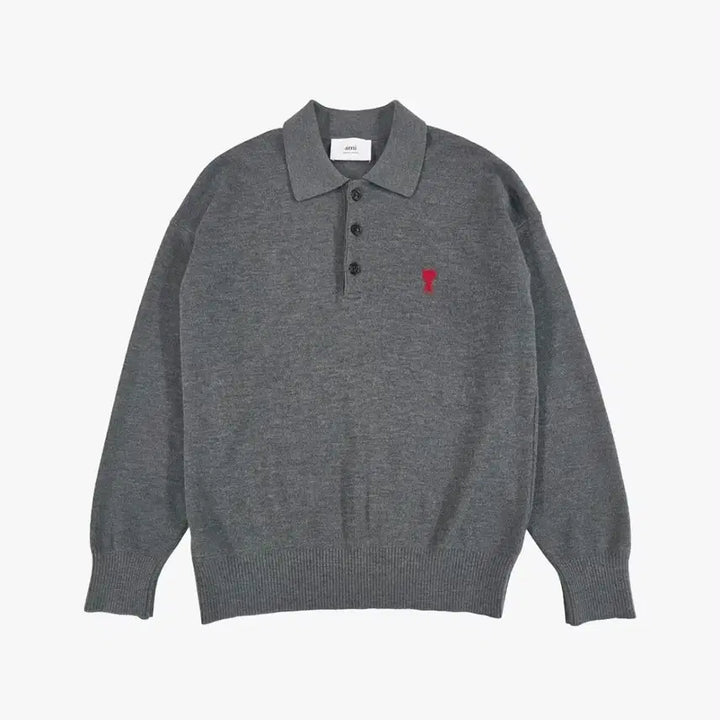 [BUNJANG] BTS Official Wool Collar Knit Sweater Cream/Gray / 아미 정품 울 카라 니트 공용 새상품 크림/그레이 S, L