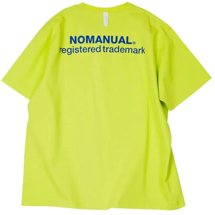 [BUNJANG] NoManual Fluorescent Short Sleeve T-shirt (L Size) / 노매뉴얼 형광 반팔 티셔츠 L사이즈