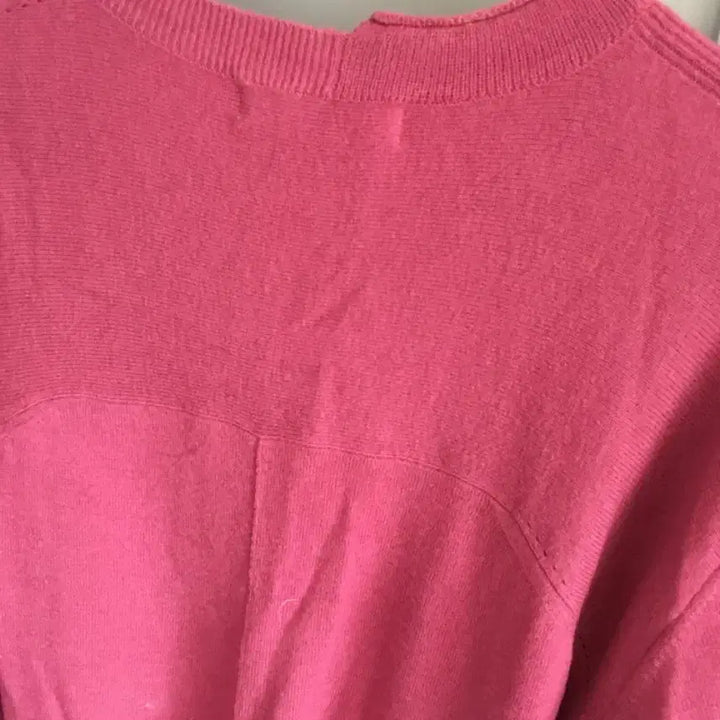 [BUNJANG] OSZ O!ZOCON Unbalanced Knit Long Dress Pink 85 / 오즈세컨 울100 언밸런스 니트롱원피스 핑크 85사이즈