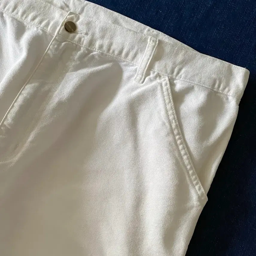 [BUNJANG] Carhartt Simple Pants / 칼하트 화이트 심플 팬츠