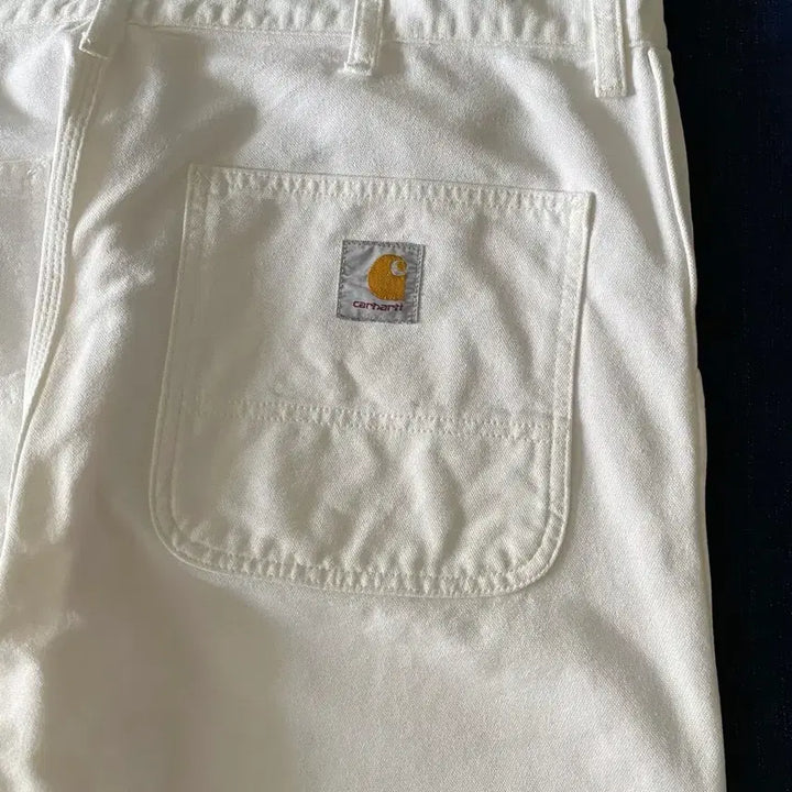 [BUNJANG] Carhartt Simple Pants / 칼하트 화이트 심플 팬츠