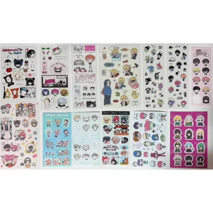 [BUNJANG] 2D Sticker Bundle Set / 2차창작 투디 스티커 일괄 양도