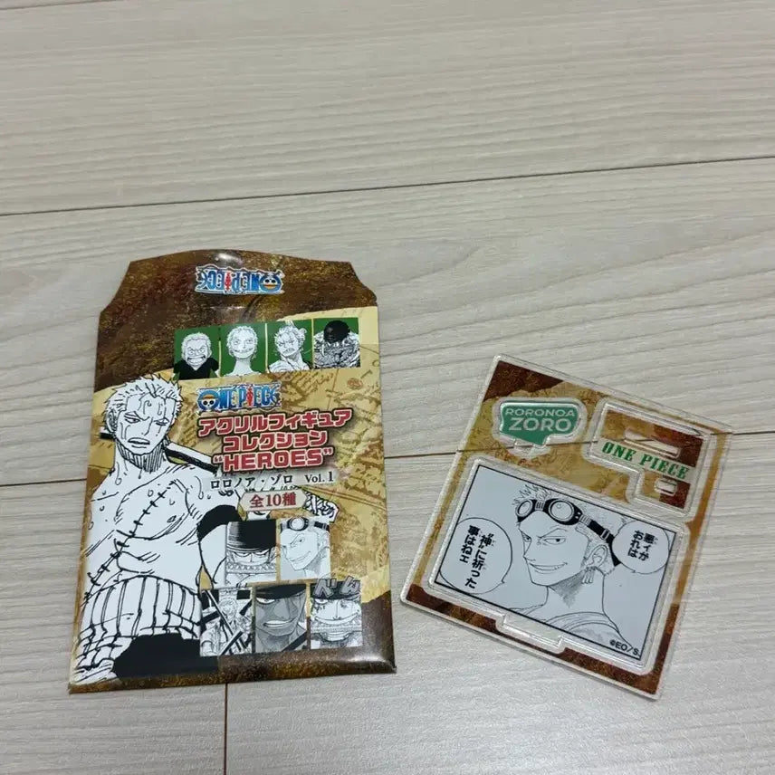 [BUNJANG] One Piece Zoro Heroes Acrylic Stand / 원피스 점프샵 아크릴 스탠드 히어로즈 조로 미조립 미사용