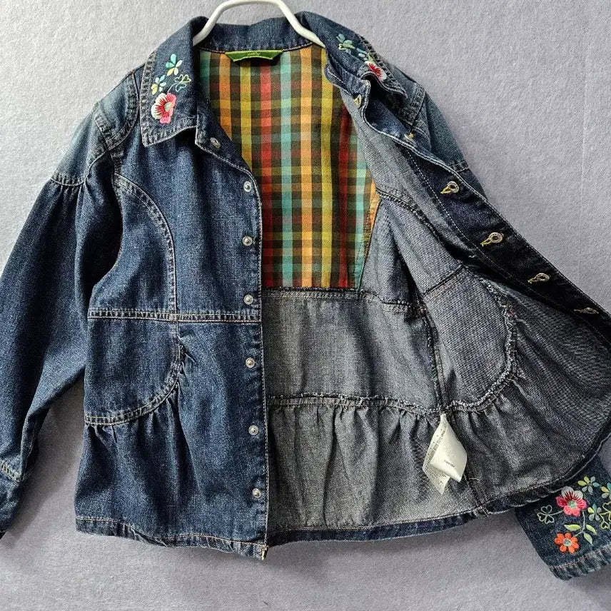 [BUNJANG] O'Lily Denim Jacket / 오일릴리 데님 청자켓