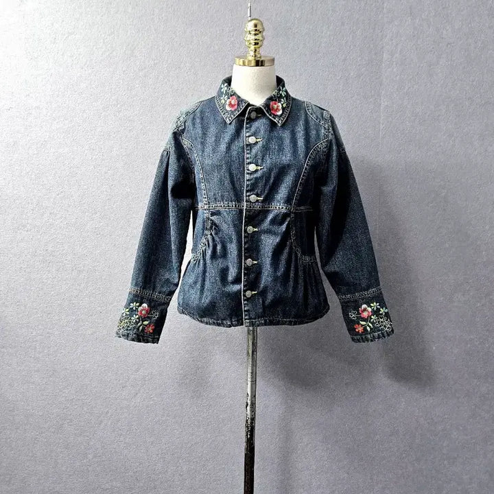 [BUNJANG] O'Lily Denim Jacket / 오일릴리 데님 청자켓