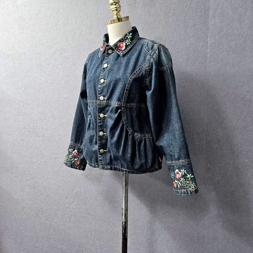 [BUNJANG] O'Lily Denim Jacket / 오일릴리 데님 청자켓