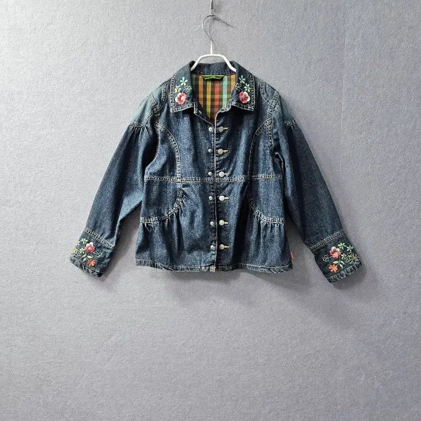 [BUNJANG] O'Lily Denim Jacket / 오일릴리 데님 청자켓