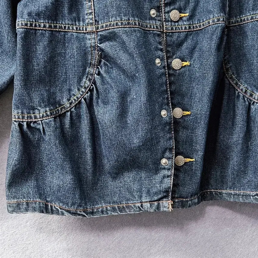 [BUNJANG] O'Lily Denim Jacket / 오일릴리 데님 청자켓