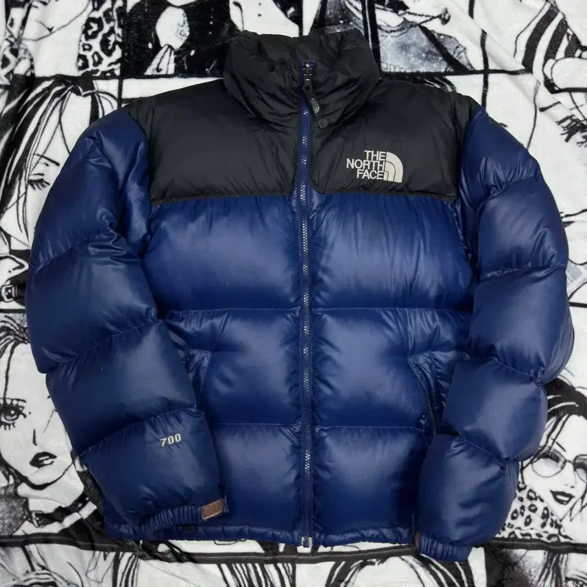 [BUNJANG] The North Face 700 Nuptse Down Jacket / 노스페이스 블루 700 구형 눕시다운패딩