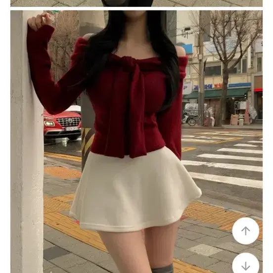 [BUNJANG] Unspecified Knit and Skirt Set / 니트+치마 세트
