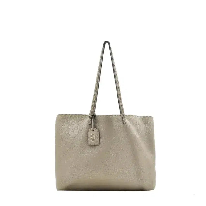 [BUNJANG] Fendi Selleria Black Leather Tote Bag / 펜디 가죽 셀러리아 블랙 토트백