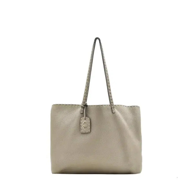 [BUNJANG] Fendi Selleria Black Leather Tote Bag / 펜디 가죽 셀러리아 블랙 토트백