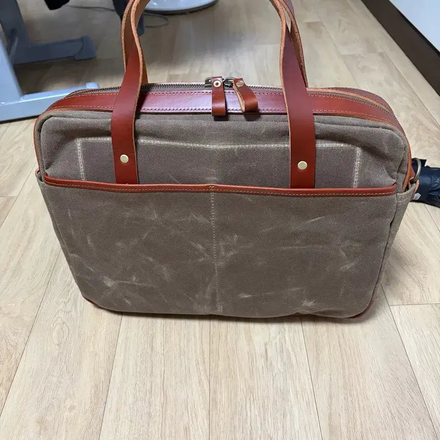 [BUNJANG] Hevitz Yawl Waxed Canvas Briefcase / 헤비츠 hevitz yawl 왁스캔버스 브리프케이스 새상품