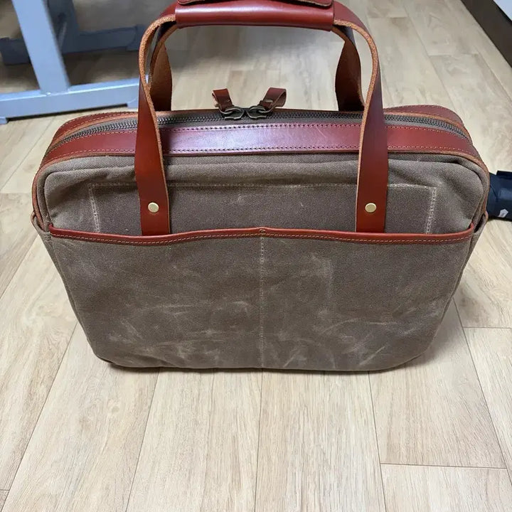 [BUNJANG] Hevitz Yawl Waxed Canvas Briefcase / 헤비츠 hevitz yawl 왁스캔버스 브리프케이스 새상품