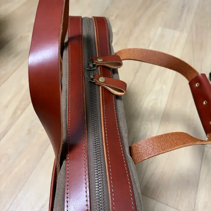 [BUNJANG] Hevitz Yawl Waxed Canvas Briefcase / 헤비츠 hevitz yawl 왁스캔버스 브리프케이스 새상품