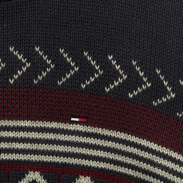 [BUNJANG] Tommy Hilfiger Chevron Pattern Knit Sweater / 타미힐피거 셰브론 패턴 니트 스웨터