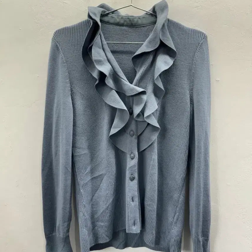 [BUNJANG] Frill Knit Cardigan / frill cardigan 프릴 니트 가디건