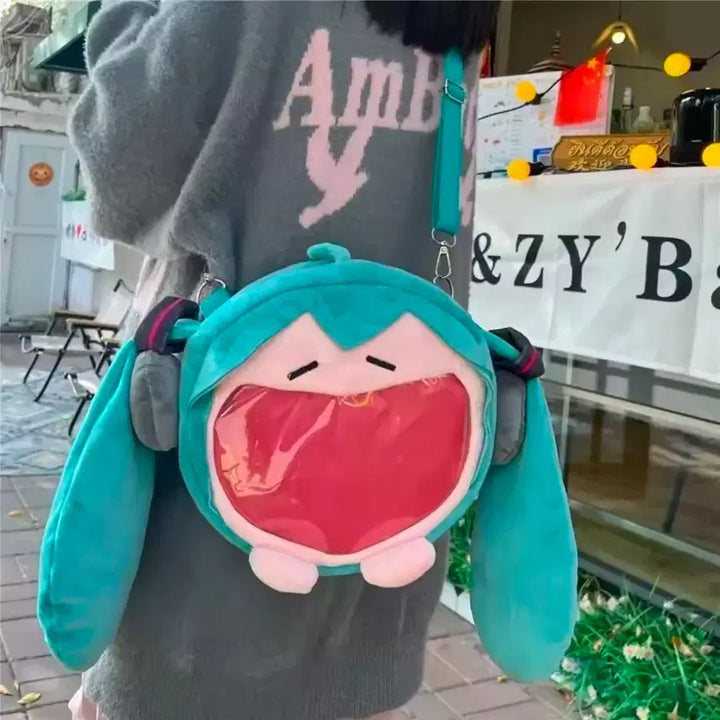 [BUNJANG] Hatsune Miku Ita Bag with Stickers / 덤 스티커 포함) 미쿠 이타백 인형가방 프로젝트 세카이 프세카