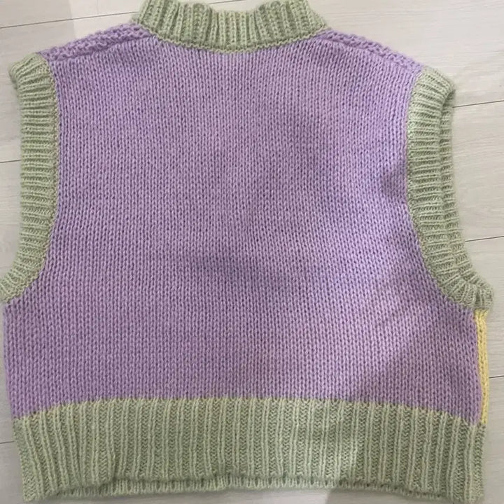[BUNJANG] Pastel Knit Vest / 파스텔 조끼 니트