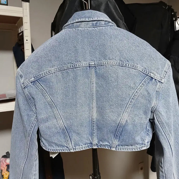 [BUNJANG] Zara Denim Bolero Jacket / Zara 자라 볼레로 데님 청자켓