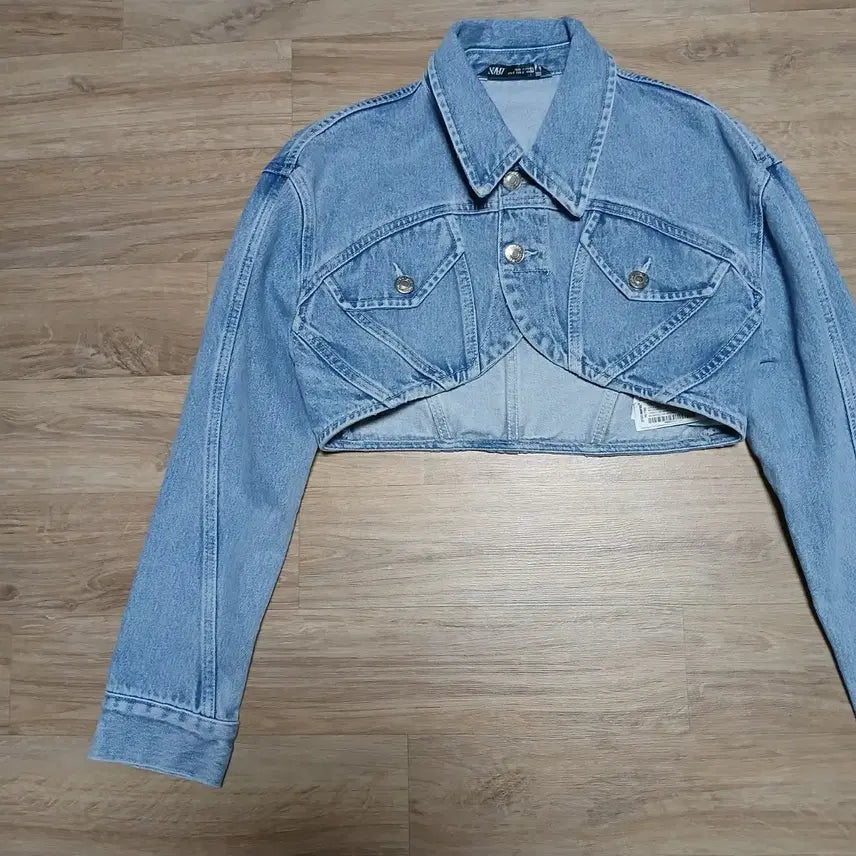 [BUNJANG] Zara Denim Bolero Jacket / Zara 자라 볼레로 데님 청자켓
