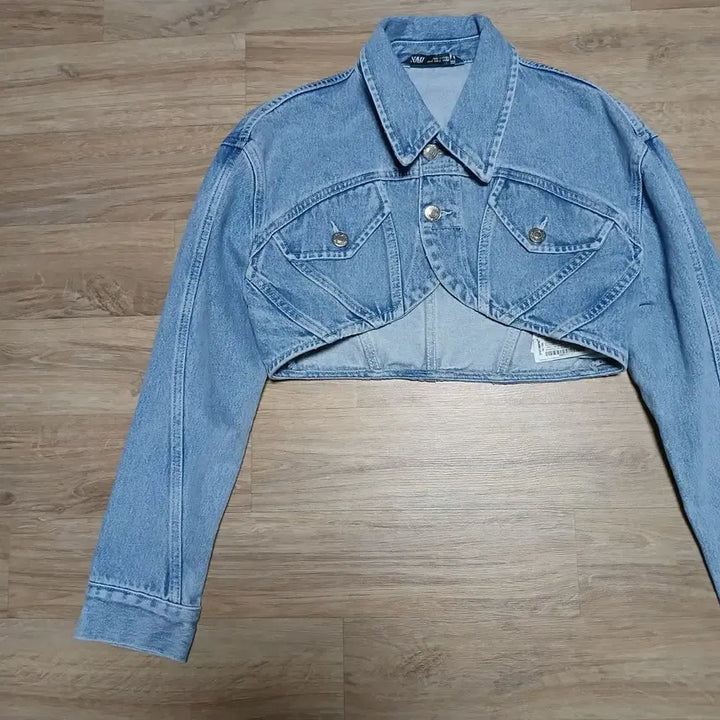 [BUNJANG] Zara Denim Bolero Jacket / Zara 자라 볼레로 데님 청자켓
