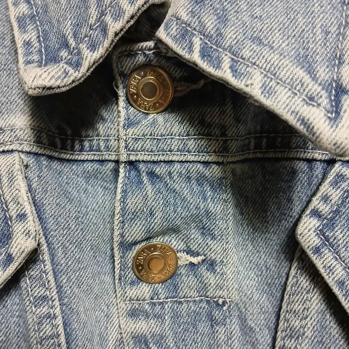 [BUNJANG] Zara Denim Bolero Jacket / Zara 자라 볼레로 데님 청자켓