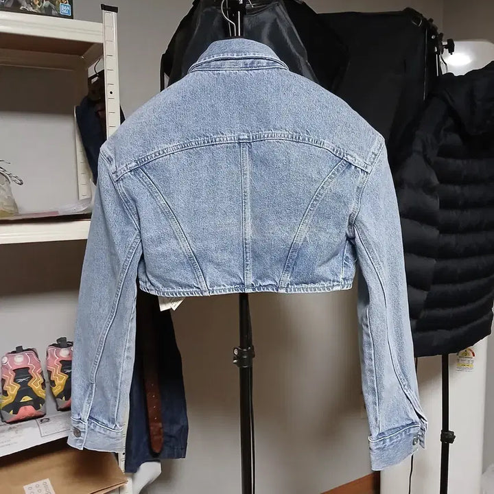 [BUNJANG] Zara Denim Bolero Jacket / Zara 자라 볼레로 데님 청자켓