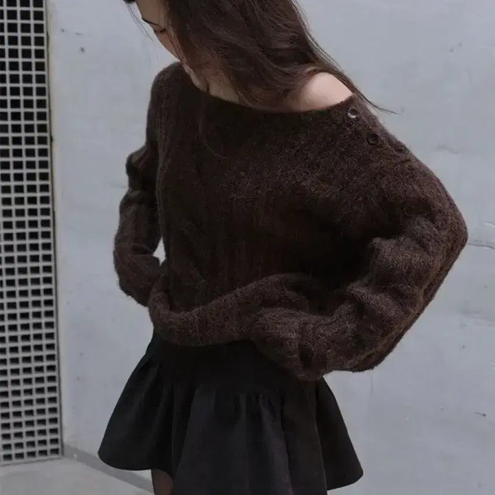 [BUNJANG] Lillykotz Lizy Cable Knit Sweater / 새상품) 릴리코츠 Lizy Cable Knit 리지 케이블 니트