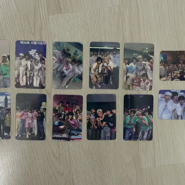 엔시티 위시 홀로그램 포카 54장