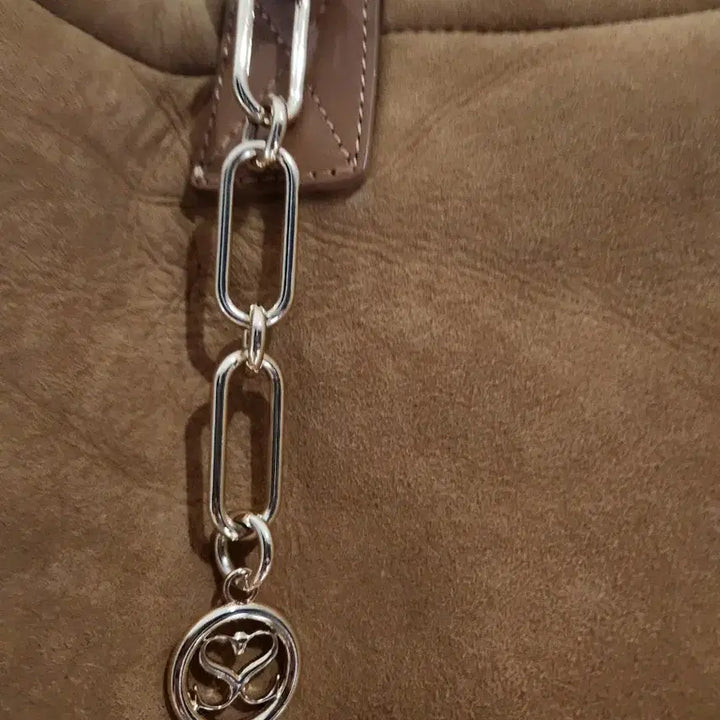 [BUNJANG] Sandro Brown Mouton Tote Bag / 산드로 무스탕 브라운 토트백