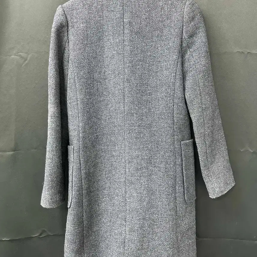 [BUNJANG] Massimo Dutti Double Breasted Coat Gray / 마시모두띠 더블 브레스트 코트 그레이