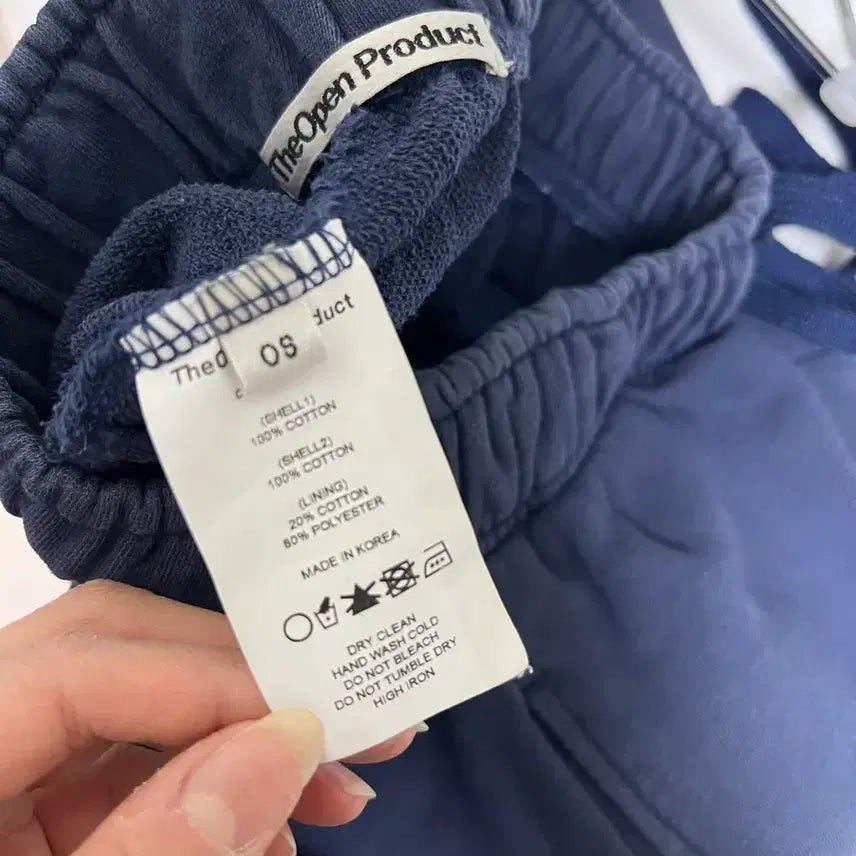 [BUNJANG] The Open Product S Navy Training Pants / 더오픈프로덕트 S 네이비 트레이닝 팬츠