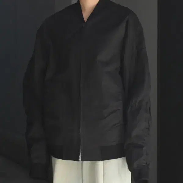 [BUNJANG] PAF 8.0+ Shirring Bomber Black / [XL] paf 8.0+ 셔링 봄버 블랙