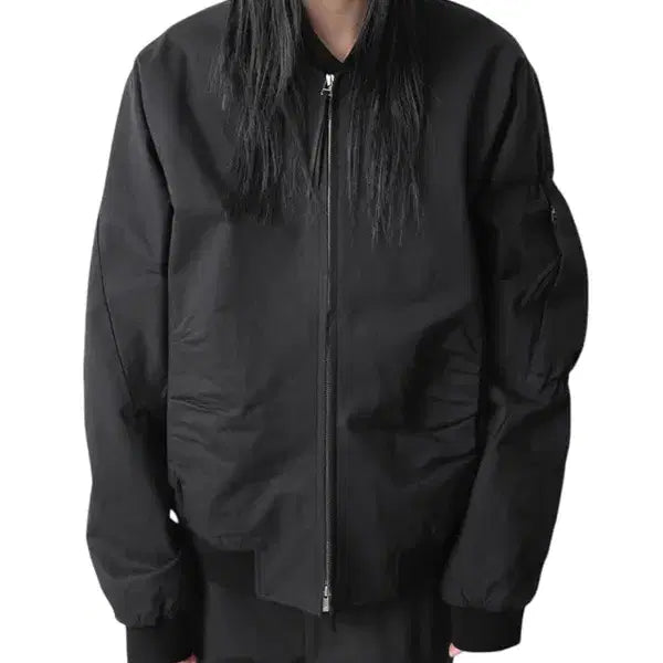 [BUNJANG] PAF 8.0+ Shirring Bomber Black / [XL] paf 8.0+ 셔링 봄버 블랙
