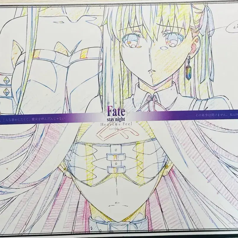 [BUNJANG] Fate Stay Night Collaboration Cafe Original Illustration Lunch Mat / 페이트 스테이 나이트 콜라보카페 원화 런천매트