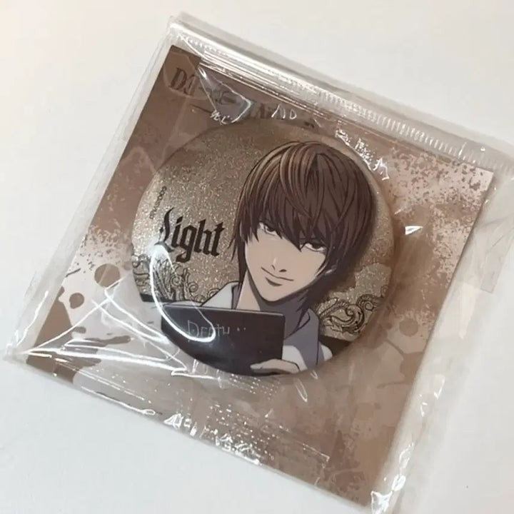 [BUNJANG] Death Note Light Glitter Can Badge / 반택포) 데스노트 라이토 글리터 캔뱃지