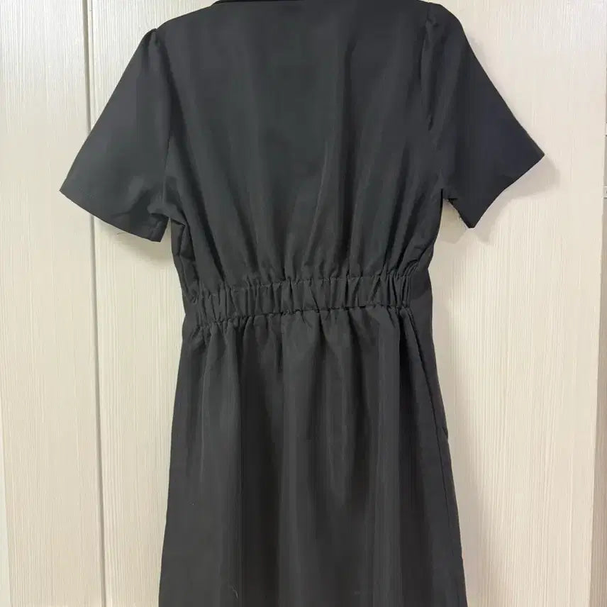 [BUNJANG] Black Short Sleeve Shirt / 검정색 반팔 남방 셔츠