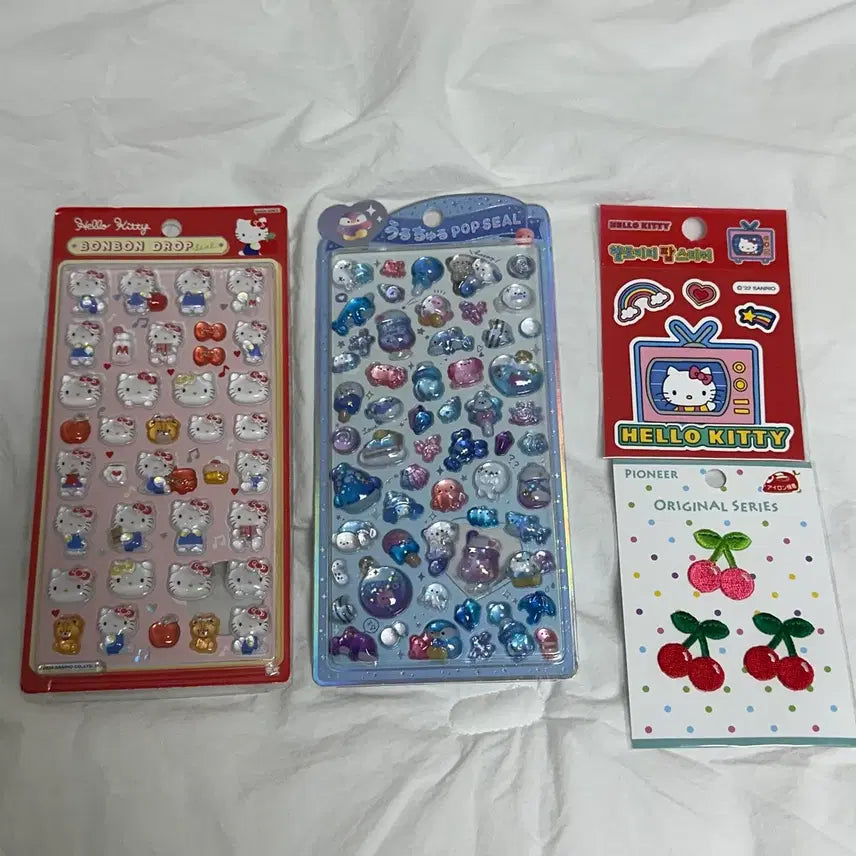 [BUNJANG] Bonbon & Popseal Sticker Bundle Set / 봉봉스티커 2종 일괄