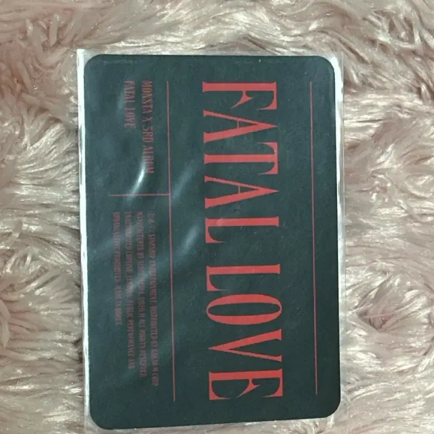 [BUNJANG] MONSTA X I.M Love Killa Photocard / 몬스타엑스 아이엠 러브킬라 포카