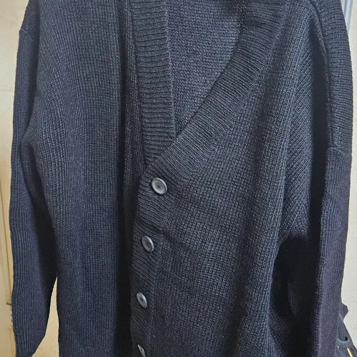 [BUNJANG] Custom A Clock Heavy Wool Cardigan Black / 커스텀어클락 헤비 울 가디건 블랙