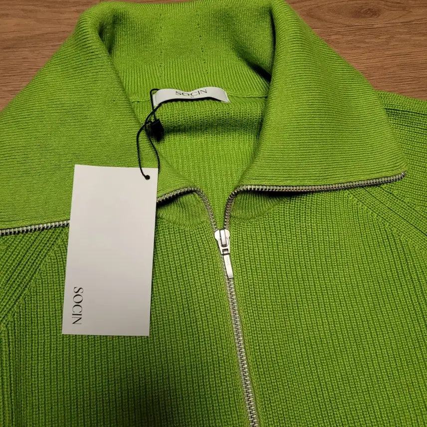 [BUNJANG] SOCIN Zip-up Knit Sweater / (정가109000원)SOCIN 길팔 집업 니트 M(약100~105)
